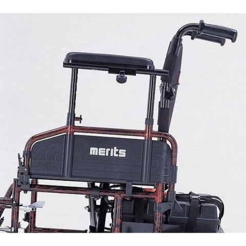 Merits Health P181 Travel-Ease Bariatric Folding Power Chair 450 lbs Side View