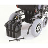 Image of Merits Health P183 Travel-Ease Folding Electric Wheelchair 700 lbs Folding battery tray View