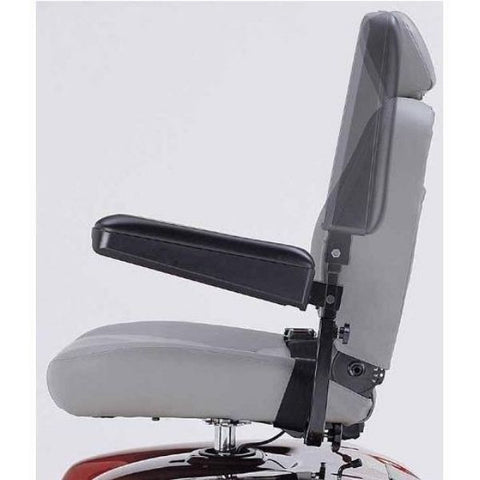 Merits Health P301 Gemini Rear Wheel Drive Electric Wheelchair Adjustable Armrest View