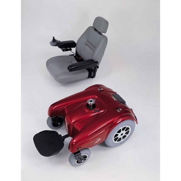 Merits Health P301 Gemini Rear Wheel Drive Electric Wheelchair Disassemble View