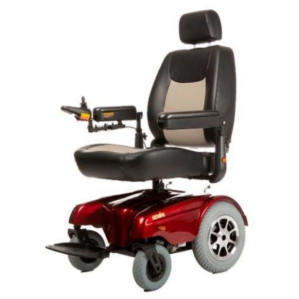 Merits Health P301 Gemini Rear Wheel Drive Electric Wheelchair Left View