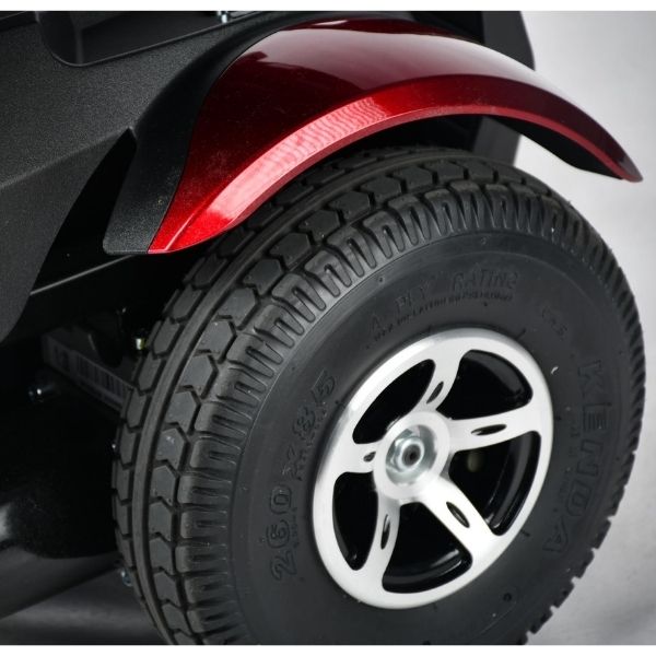 Merits Health P312 Dualer Power Chair Rear Wheel View