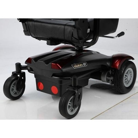 Merits Health P322 Vision CF Compact Electric Wheelchair Wheels View