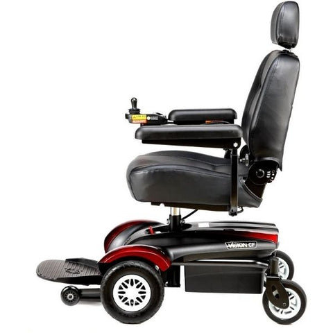 Merits Health P322 Vision CF Electric Wheelchair Side View
