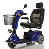 Image of Merits Health S131 Pioneer 3 Travel 3 Wheel Scooter Blue Left View