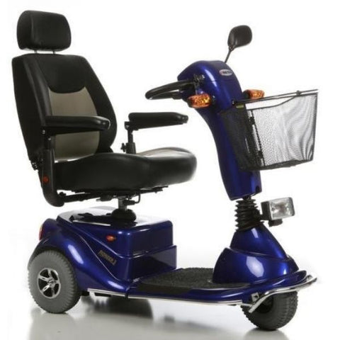 Merits Health S131 Pioneer 3 Travel 3 Wheel Scooter Blue Right View