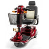 Image of Merits Health S131 Pioneer 3 Travel 3 Wheel Scooter Red Front Headlight View