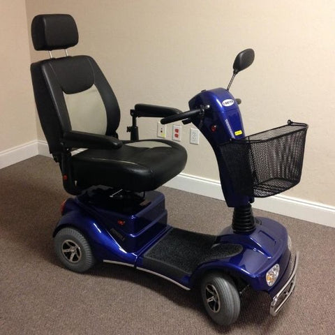Merits Health S141 Pioneer 4 Wheel Scooter Blue Right View