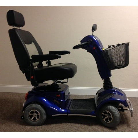 Merits Health S141 Pioneer 4 Wheel Scooter Blue Side View