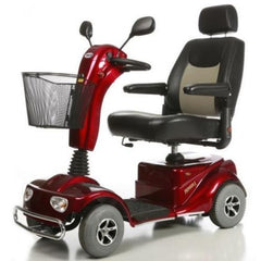 Merits Health S141 Pioneer 4 Wheel Scooter Red Left View