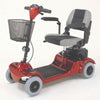 Image of Merits Health S549 Mini-Coupe 4 Wheel Scooter Red Front View
