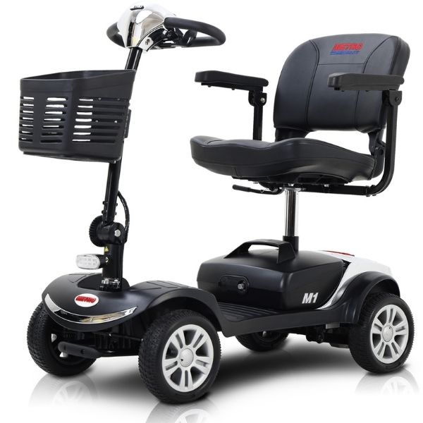 Metro Mobility M1 Portal 4-Wheel Mobility Scooter Chrome Color 