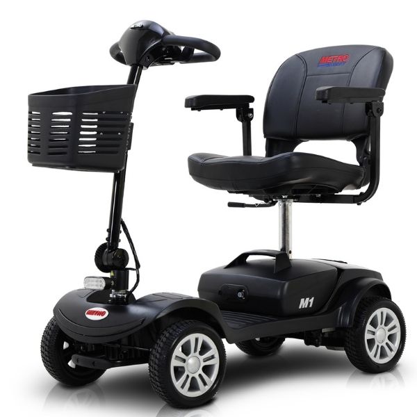 Metro Mobility M1 Portal 4-Wheel Mobility Scooter Gloss Black View