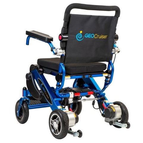 Pathway Mobility Geo Cruiser DX Folding Power Wheelchair Back View