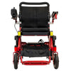 Image of Pathway Mobility Geo Cruiser DX Folding Power Wheelchair Red Front View