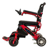 Image of Pathway Mobility Geo Cruiser Elite EX Foldable Power Wheelchair Red Side View
