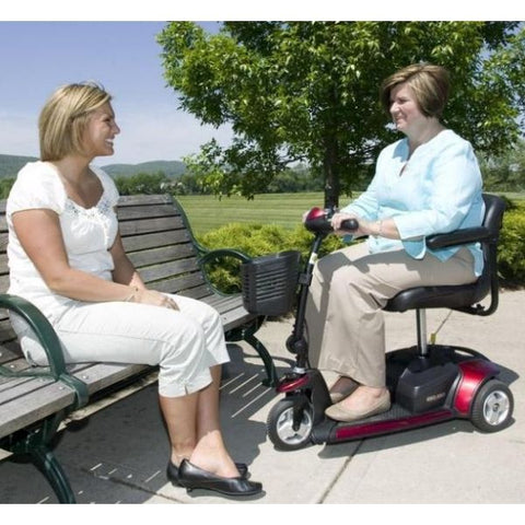 Pride Go-Go Elite Traveller 3 Wheel Scooter SC40E People