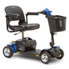 Image of Pride Go-Go Elite Traveller Plus 4 Wheel Scooter SC54 Blue Right View