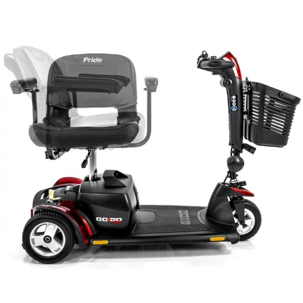 Pride 3-Wheel Scooter S73– Electric Wheelchairs USA