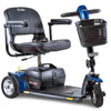 Image of Pride Go-Go Sport 3 Wheel Travel Scooter S73 Blue Front View