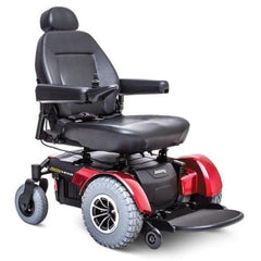 Pride Jazzy 1450 Heavy Duty Power Chair Red Right View