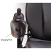 Image of Pride Jazzy 600 ES Power Chair Charging Port View