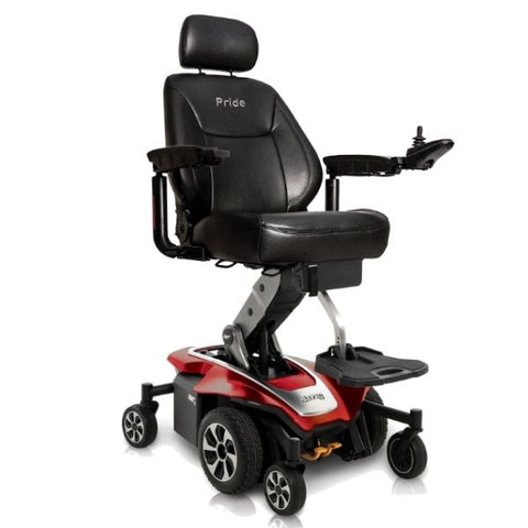 Pride Jazzy Air 2 Power Chair Matte Garnet Red Right View