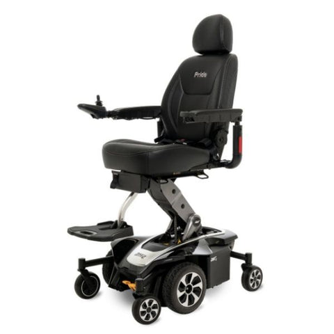 Pride Jazzy Air 2 Power Chair Onyx Black Left View
