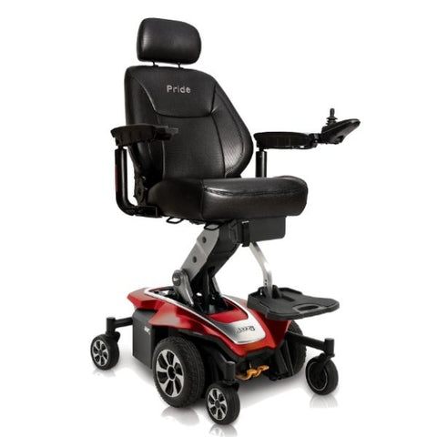 Pride Jazzy Air 2 Power Chair Ruby Red Right View