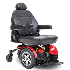 Pride Jazzy Elite HD Front Wheel Power Chair Red Front View