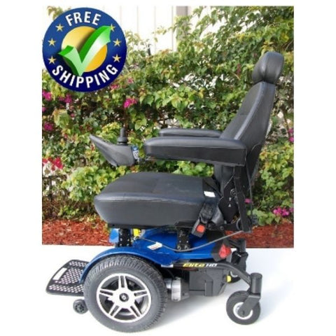 Pride Jazzy Elite HD Front Wheel Power Chair Side View