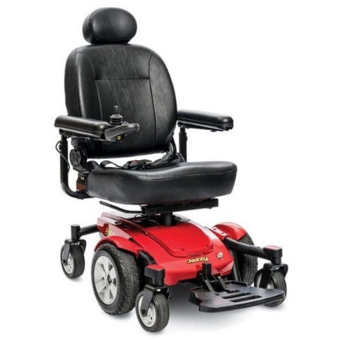 Pride Jazzy Select 6 Power Chair Red Front View