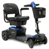 Image of Pride Jazzy Zero Turn 4-Wheel Scooter Sapphire Blue Front View