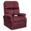 Image of Pride Mobility Essential Collection 3-Position Lift Chair Black Cherry Cloud 9 Seat View
