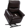 Image of Pride Mobility Essential Collection 3-Position Lift Chair LC-105 New Chestnut Lexis Urethane Standing View