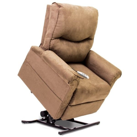 Pride Mobility Essential Collection 3-Position Lift Chair Sandal Micro-Suede Standing View