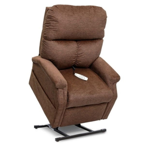 Pride Mobility Essential Collection 3-Position Lift Chair Walnut Cloud 9 Standing View