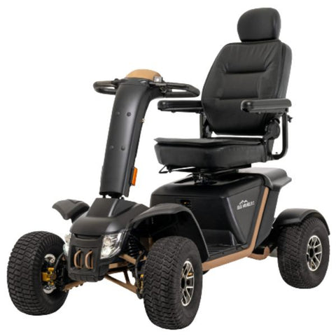 Pride Baja Wrangler 2 Heavy Duty Scooter Desert Sand Color View 