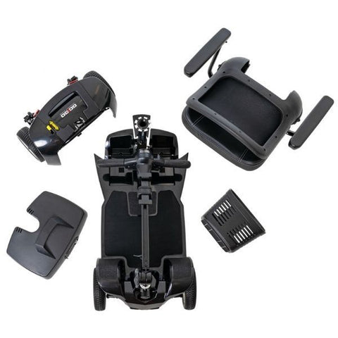 Pride Go-Go Ultra X 4-Wheel Scooter S49 Disassemble View