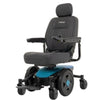 Image of Pride Jazzy EVO 613 Power Wheelchair Iceberg Blue Left View