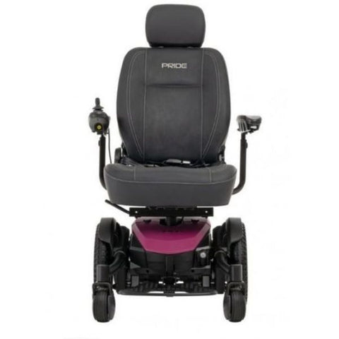 Pride Jazzy EVO 613 Power Wheelchair Sugar Plum Front View