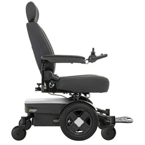 Pride Jazzy EVO 613 Power Wheelchair White Side View