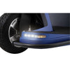 Image of Pride Maxima Heavy Duty 3 Wheel Mobility Scooter Blue Front Headlight View