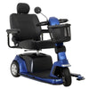 Image of Pride Maxima Heavy Duty 3 Wheel Mobility Scooter Blue Front View