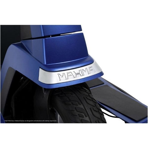 Pride Maxima Heavy Duty 3 Wheel Mobility Scooter Front Tire View