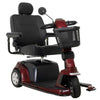 Image of Pride Maxima Heavy Duty 3 Wheel Mobility Scooter Red Front View