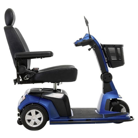 Pride Maxima Heavy Duty 3 Wheel Mobility Scooter Side View