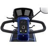 Image of Pride Maxima Heavy Duty 3 Wheel Mobility Scooter in BLUE Tiller View
