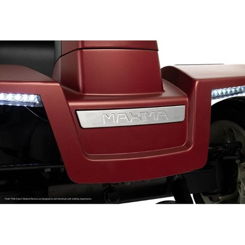 Pride Maxima Heavy Duty 4-Wheel Scooter Front Headlights View