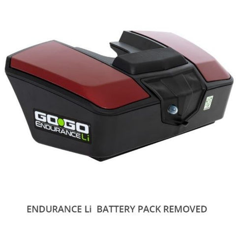 Pride Mobility Go-Go Endurance Li Travel Mobility Scooter Battery View